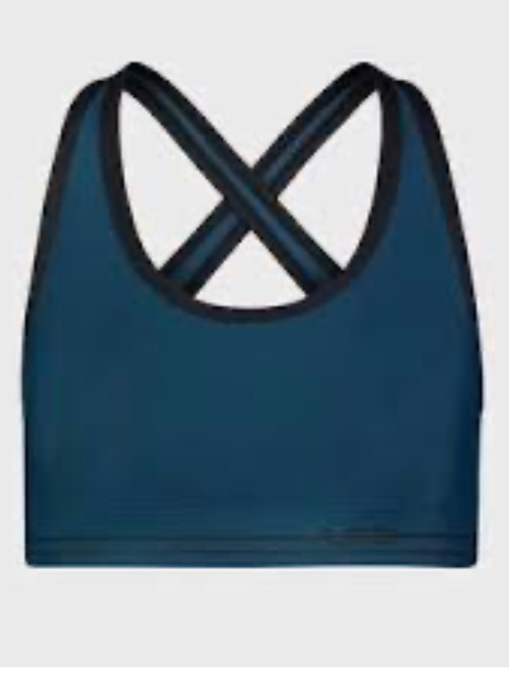 Adam Selman Sport teal and black sports bra size large